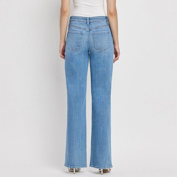 NWT Flying Monkey 90’s High Rise Vintage Flare Jeans - Picture 14 of 15